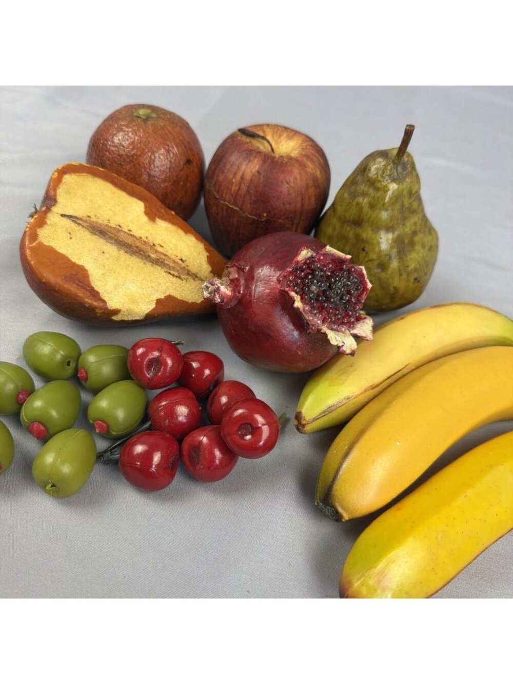 Artificial Fake Fruit Mixed Lot 18 Pc Decor Prop Display Farmhouse Cottage
